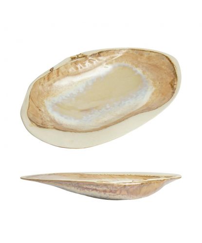 Блюдо овальное 32,5*20 см h7 см 100 мл Pearl Shell Frutti di Mare P.L. [1] (2)
