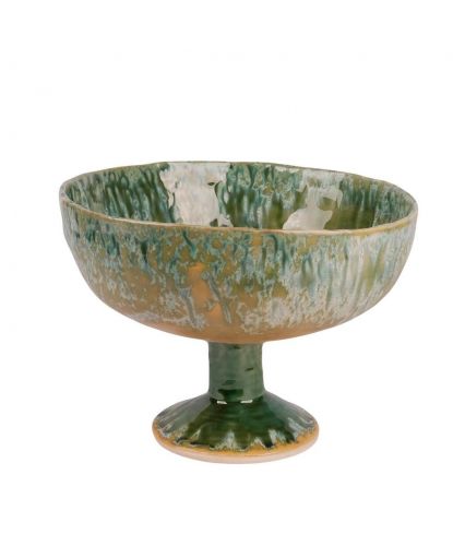 Фруктовница d 25/12,4 см h18,8 см 2350 мл Green Malachite Frutti di Mare P.L. [1] (2)