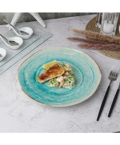 Тарелка d 26,5 см h3 см Sea Blue Frutti di Mare P.L. [1] (5)