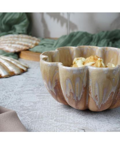 Салатник 450 мл d 14 см h7 см Pearl Shell Frutti di Mare P.L. [6] (13)