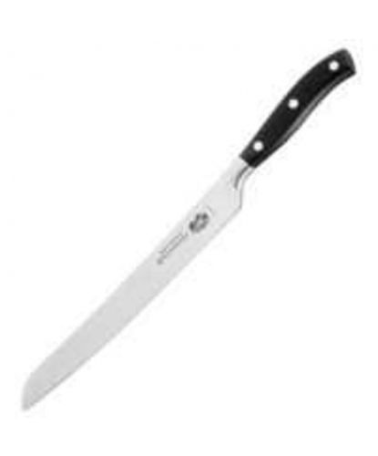 Нож для хлеба 23 см кованый Grand Maitre черная ручка Victorinox   (1)
