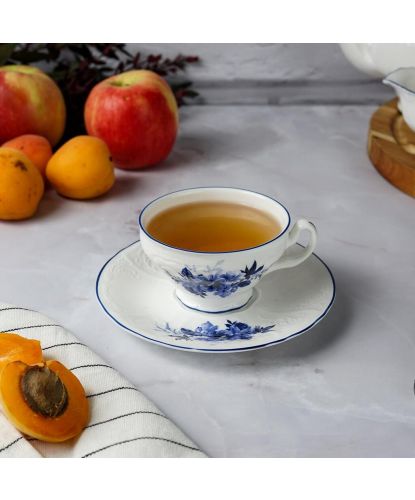 Кофейная пара 90 мл d 7,9 см h5,8 см Blue Flower P.L. Proff Cuisine [6] (3)