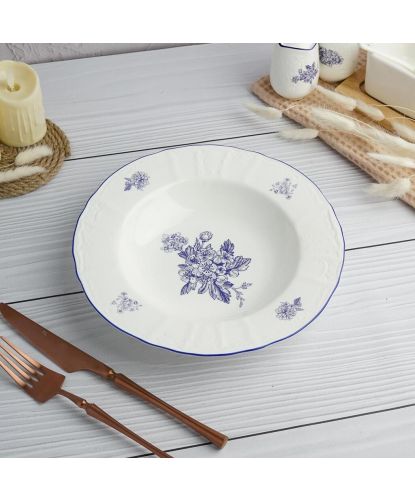 Тарелка глубокая 500 мл d 23,5 см h3,9 см Sea Flower P.L. Proff Cuisine [6] (3)