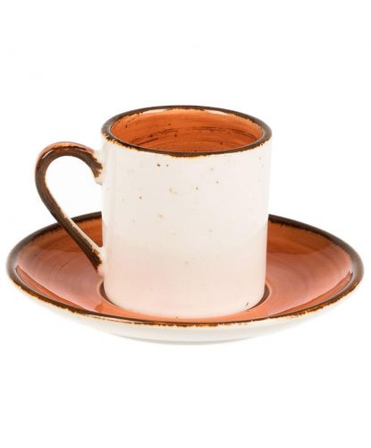 Кофейная пара 80 мл d5,4 см h5,7 см Brown Shore Fusion P.L. Proff Cuisine [6] (6)
