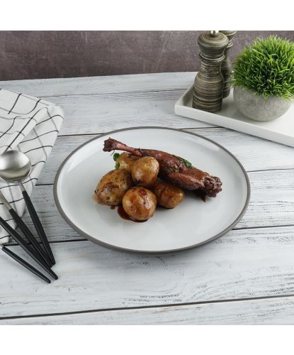 Тарелка d 27 см Evolution Blanc P.L. Proff Cuisine [1] (2)