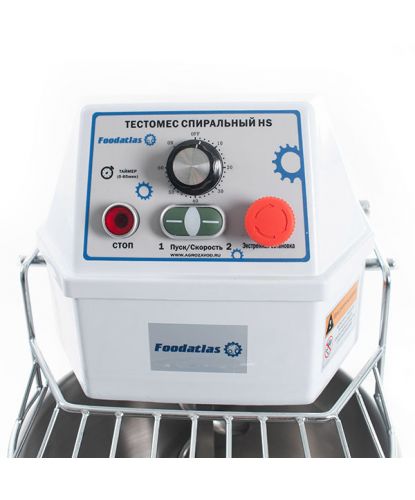 Тестомес спиральный HS-20A Foodatlas Eco 220В (8)