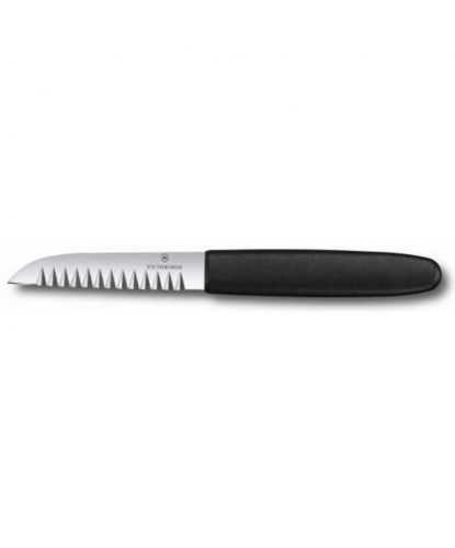 Нож для карвинга 8,5 см черная пластиковая ручка Victorinox (2)