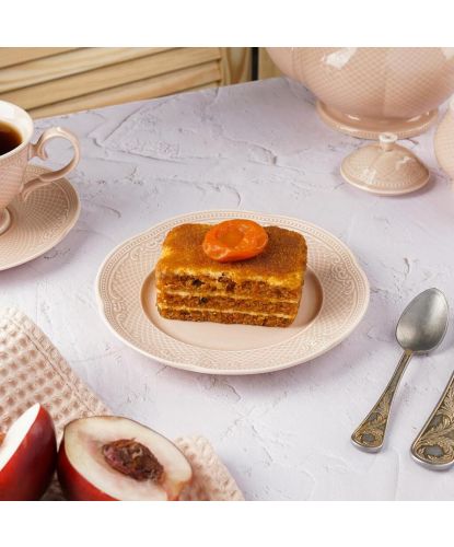 Тарелка d 18 см h2,3 см Aristocrat Peach Tea Noble [6] (5)