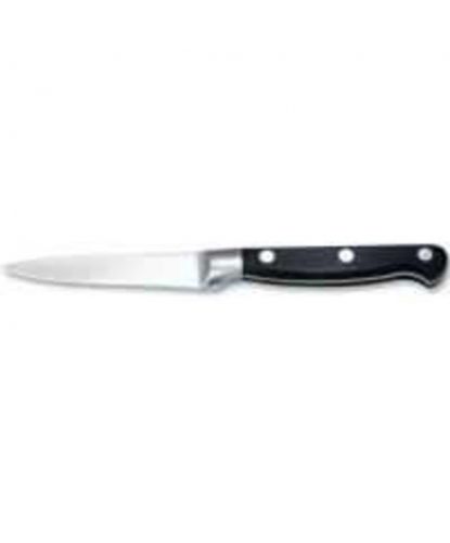 Нож для чистки овощей 10 см кованый Classic черная ручка P.L. Proff Cuisine (2)