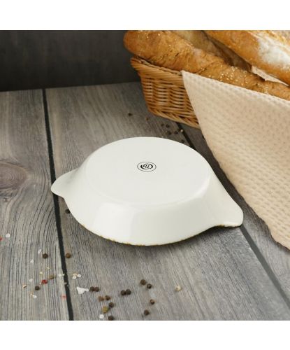Блюдо круглое d 17 см h3,2 см 350 мл с ручками Organica Grain P.L. Proff Cuisine [6] (7)