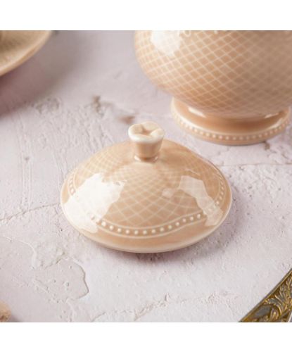 Сахарница 220 мл d 9,5 см h10 см Aristocrat Peach Tea Noble [1] (8)