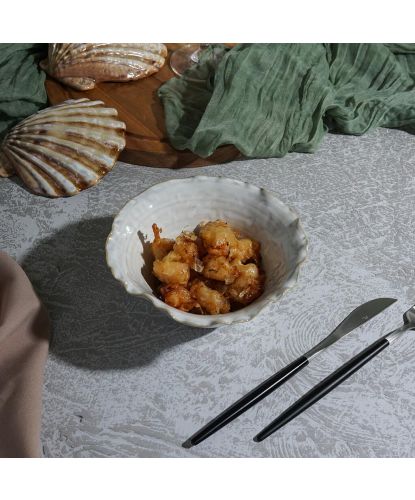 Салатник 500 мл d 15,5 см h7,5 см Gray Coral Flower Frutti di Mare P.L. [4] (2)