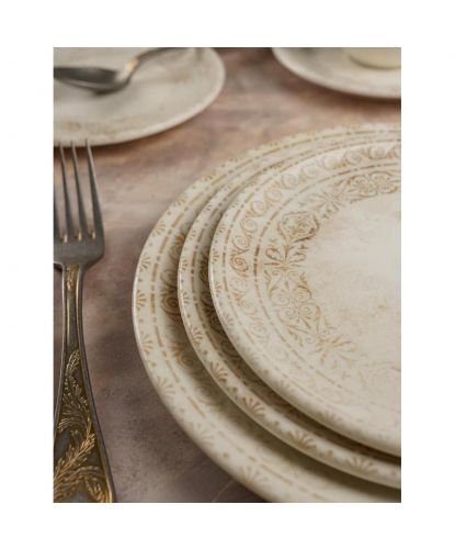 Тарелка d 21 см h1,8 см Antico By Bone Innovation [6] (11)