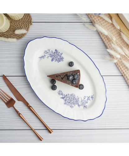 Блюдо овальное 30,7*19,3 см h2 см Sea Flower P.L. Proff Cuisine [1] (5)