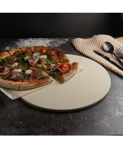 Блюдо для пиццы 33 cм Light Grey Matt Pizza камень P.L. Proff Cuisine (6)