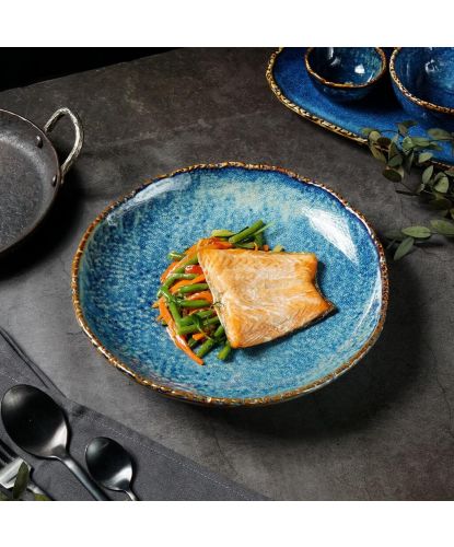 Салатник 700 мл d 25,3 см h5,4 см Aqua Blue P.L. Proff Cuisine [6] (2)