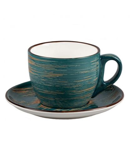 Чайная пара 300 мл d 9,5 см h7,5 см Texture Dark Green P.L. Proff Cuisine [6] (2)