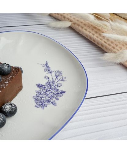 Блюдо овальное 25,6*17,8 см h2,5 см Sea Flower P.L. Proff Cuisine [1] (6)