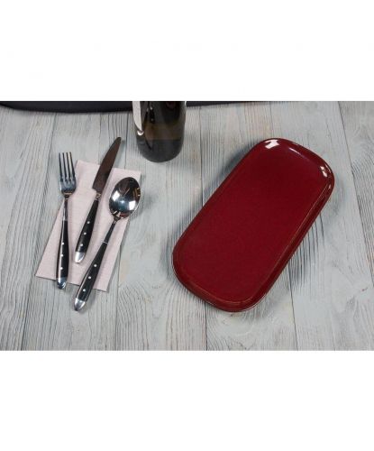 Блюдо овальное 29,2*14*2 см Evolution Dark Red P.L. Proff Cuisine [1] (6)