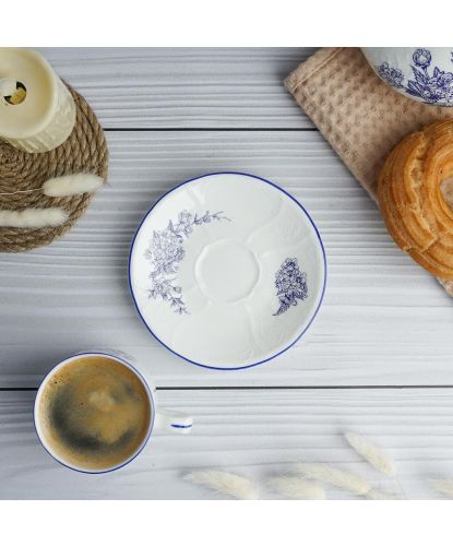 Кофейная пара 120 мл d 6,7 см h5,5 см Sea Flower P.L. Proff Cuisine [6] (7)