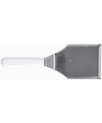Лопатка 14*10,5 см острые края 30 см нерж. с пласт. ручкой черная Proff Chef Line (2)
