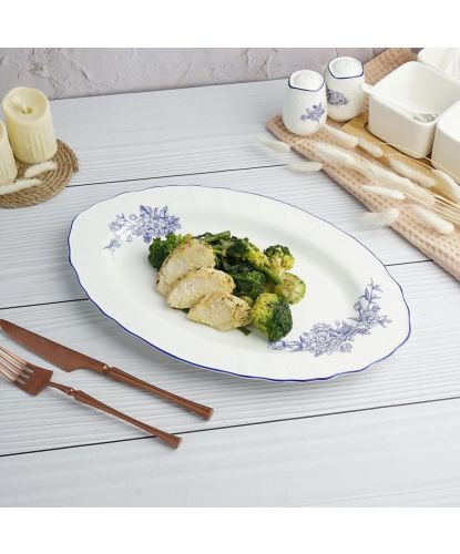 Блюдо овальное 36*22,5 см h2,6 см Sea Flower P.L. Proff Cuisine [1] (3)