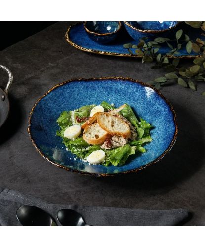 Салатник 925 мл d 24,6 см h6 см Aqua Blue P.L. Proff Cuisine [6] (2)