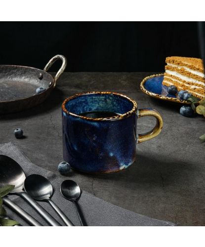 Кружка 355 мл d 9,1 см h7,9 см Aqua Blue P.L. Proff Cuisine [6] (3)