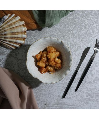 Салатник 500 мл d 15,5 см h7,5 см Gray Coral Flower Frutti di Mare P.L. [4] (4)