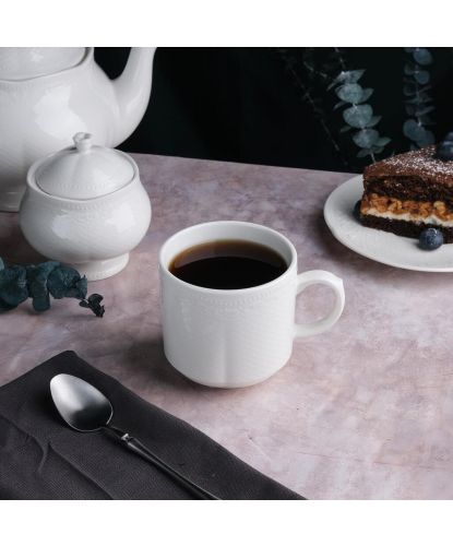 Кружка 300 мл белая d 8,6 h8,5 см Aristocrat Stackable Noble [6] (2)