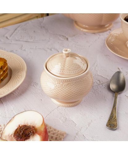Сахарница 220 мл d 9,5 см h10 см Aristocrat Peach Tea Noble [1] (5)