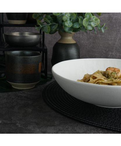 Салатник 1000 мл d 22,7 см h6,6 см White Matt Panasia P.L. Proff Cuisine [4] (5)