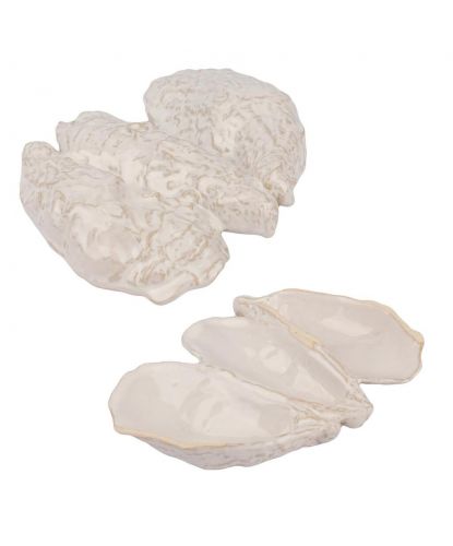 Блюдо для подачи 20*14 см h3 см Gray Shell Frutti di Mare P.L. [1] (2)