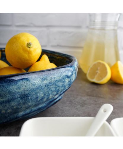 Блюдо овальное 51*29 см h12 см 5,5 л Aqua Blue Style Buffet P.L. [1]  (4)
