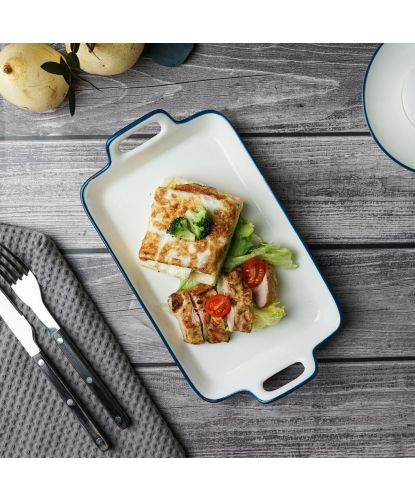 Блюдо прямоугольное 28,7*16,4 см h2,8 см 560 мл с ручками Bakery Fusion P.L. Proff Cuisine [6] (5)