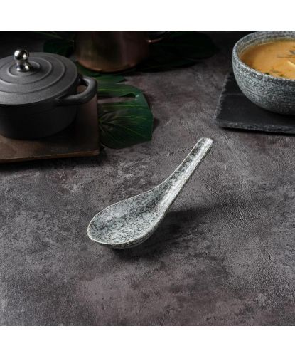 Ложка для мисосупа 20 мл 13*5*4,5 см глазурь Glossy Stone Untouched Taiga P.L. Proff Cuisine [1] (2)