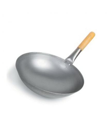 Сковорода Вок (WOK) 35 см с дерев. ручкой углеродистая сталь ИНДУКЦИЯ P.L. Proff Cuisine (2)