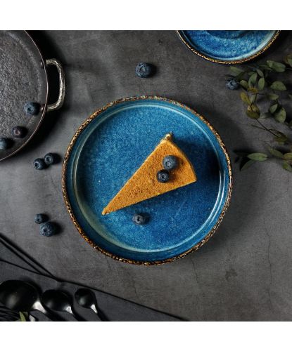 Тарелка с бортом d 20,8 см h4,6 см 930 мл Aqua Blue P.L. Proff Cuisine [6] (4)
