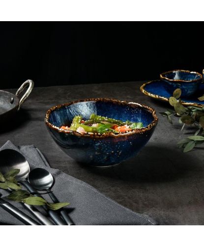 Салатник 630 мл d 15,4 см h6,6 см Aqua Blue P.L. Proff Cuisine [6] (3)