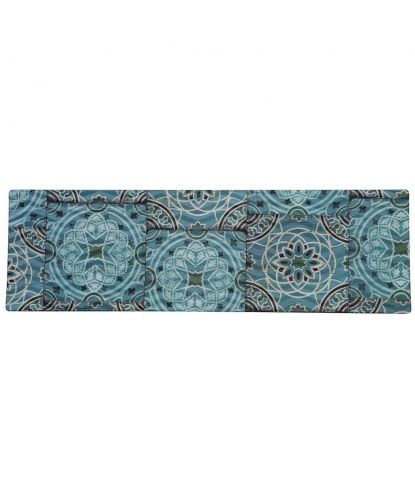 Блюдо 53*16,2*1,7 см прямоуг. Damask Blue пластик меламин P.L. Proff Cuisine (1)