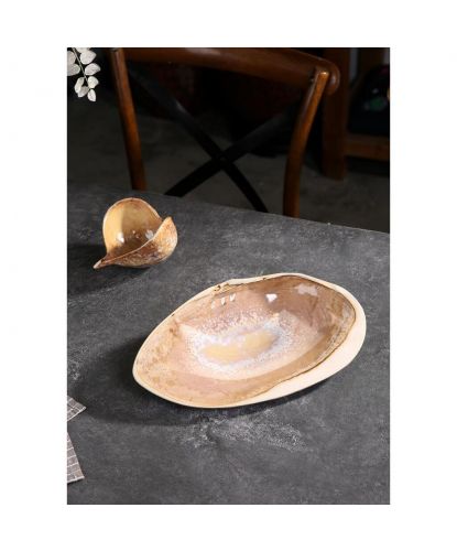 Блюдо овальное 32,5*20 см h7 см 100 мл Pearl Shell Frutti di Mare P.L. [1] (4)