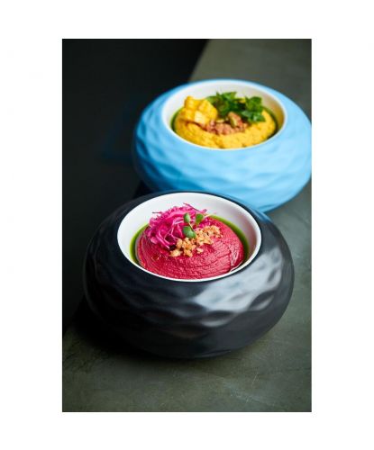 Блюдо для подачи 22,5 см 500 мл бело-голубое "Shine" P.L. Proff Cuisine [1] (2)