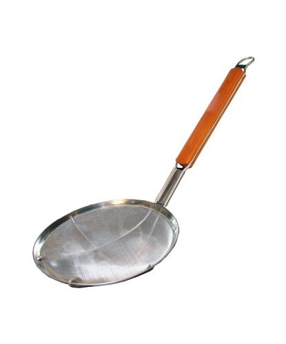 Шумовка d 20 см сетчатая с деревянной ручкой l 49 см P.L. Proff Cuisine (2)