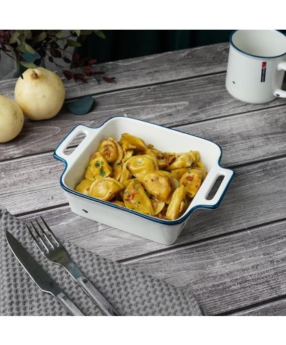 Блюдо прямоугольное 22*16,9 см h5,2 см 900 мл с ручками Bakery Fusion P.L. Proff Cuisine [2] (3)