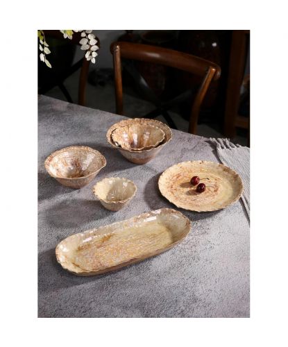 Салатник 200 мл d 11,3 см h8 см Pearl Coral Flower Frutti di Mare P.L. [4] (3)