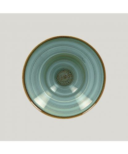 Глубокая тарелка RAK Porcelain Twirl Lagoon 480 мл, 26*9 см (2)