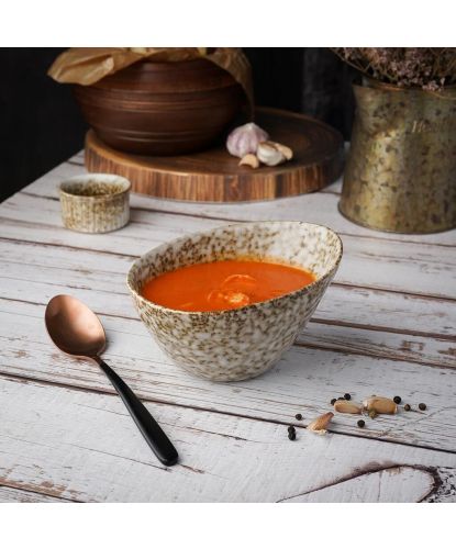 Салатник 500 мл 15*12 см h8,5 см Brown Spider Silk P.L. Proff Cuisine [6] (4)