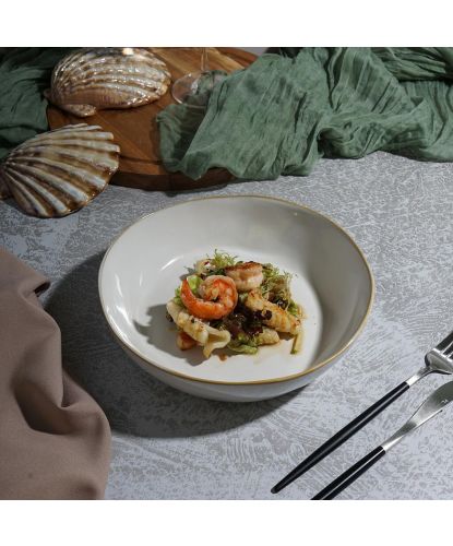 Салатник 1100 мл d 21,5 см h5,5 см Gray Frutti di Mare P.L. [6] (2)