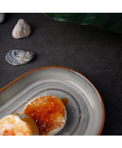 Блюдо овальное 24*13,8 см h2,8 см Evolution Mont Blanc P.L. Proff Cuisine [4] (7)