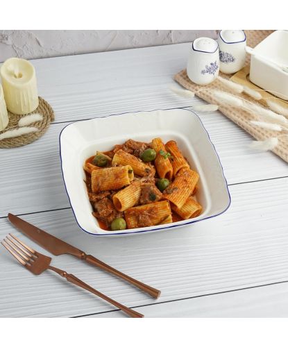 Салатник 800 мл 20*20 см h5,2 см квадратный Sea Flower P.L. Proff Cuisine [6] (5)